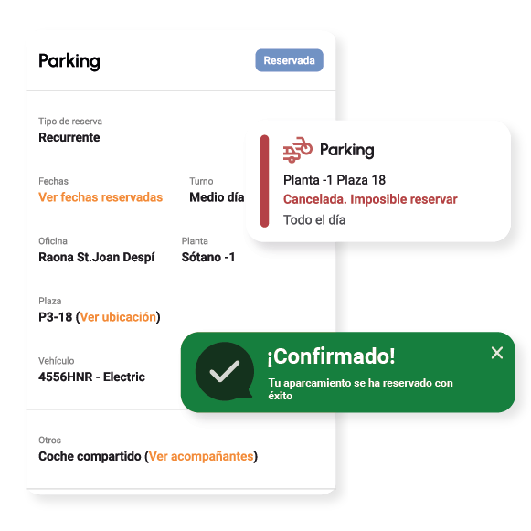 Sistema de reservas de plazas de aparcamientos Hybo