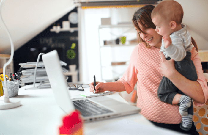 Trabajo híbrido y familia en España