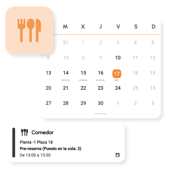 Software de reservas de turnos de comedor Hybo